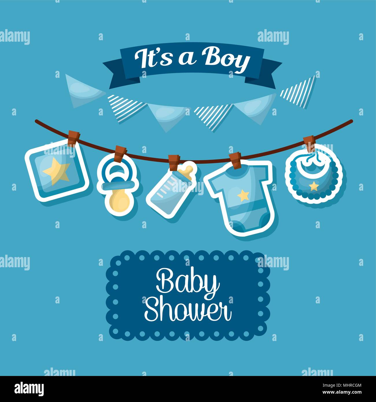 baby shower celebration Stock Vector Image & Art Alamy