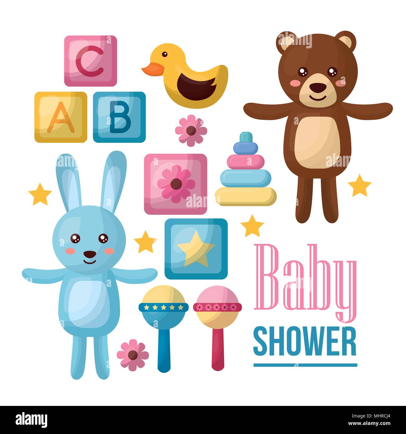 baby shower celebration Stock Vector Image & Art Alamy