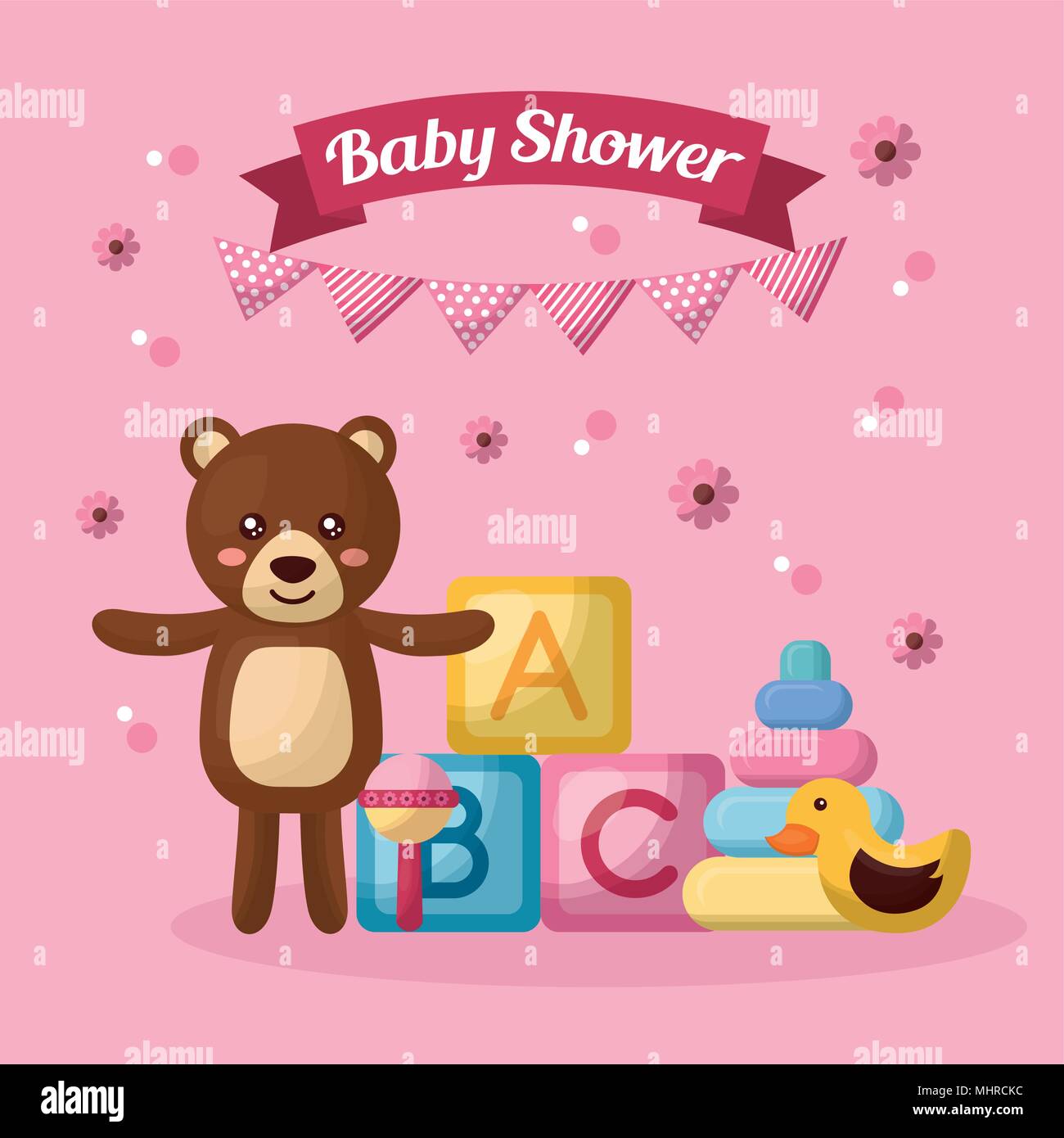 baby shower celebration Stock Vector Image & Art Alamy