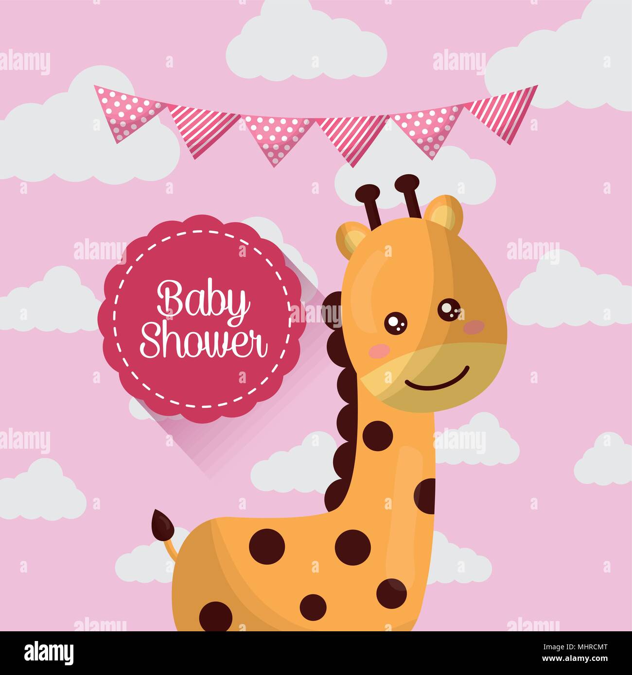 baby-shower-card-stock-vector-image-art-alamy