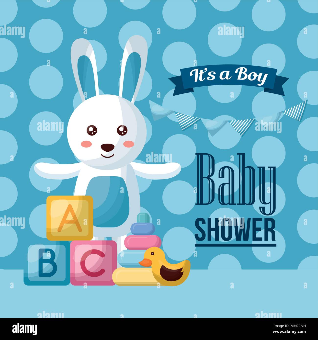 baby shower card Stock Vector Image & Art - Alamy