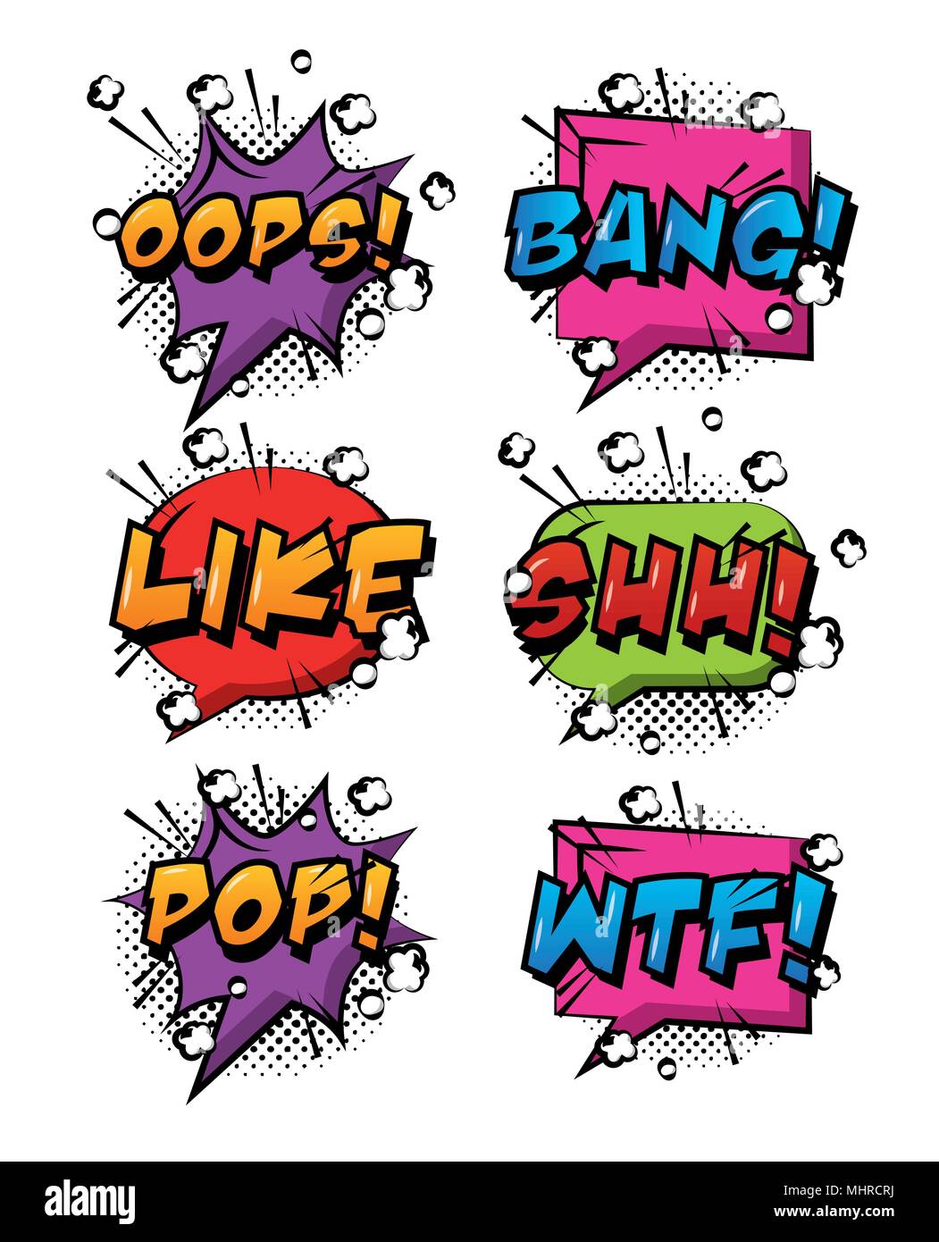 comic pop art speech bubble Stock Vector Image & Art - Alamy