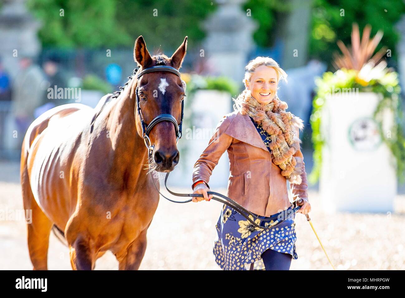 Iissa Green. Hollyfield. AUS. Trot up. Mitsubishi Badminton Horse
