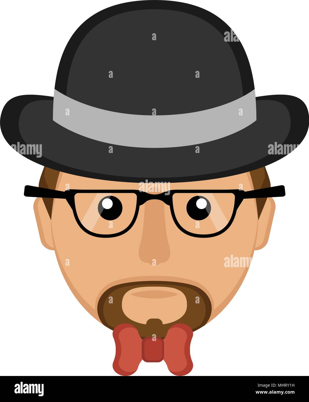 Hipster avatar icon Stock Vector Image & Art - Alamy