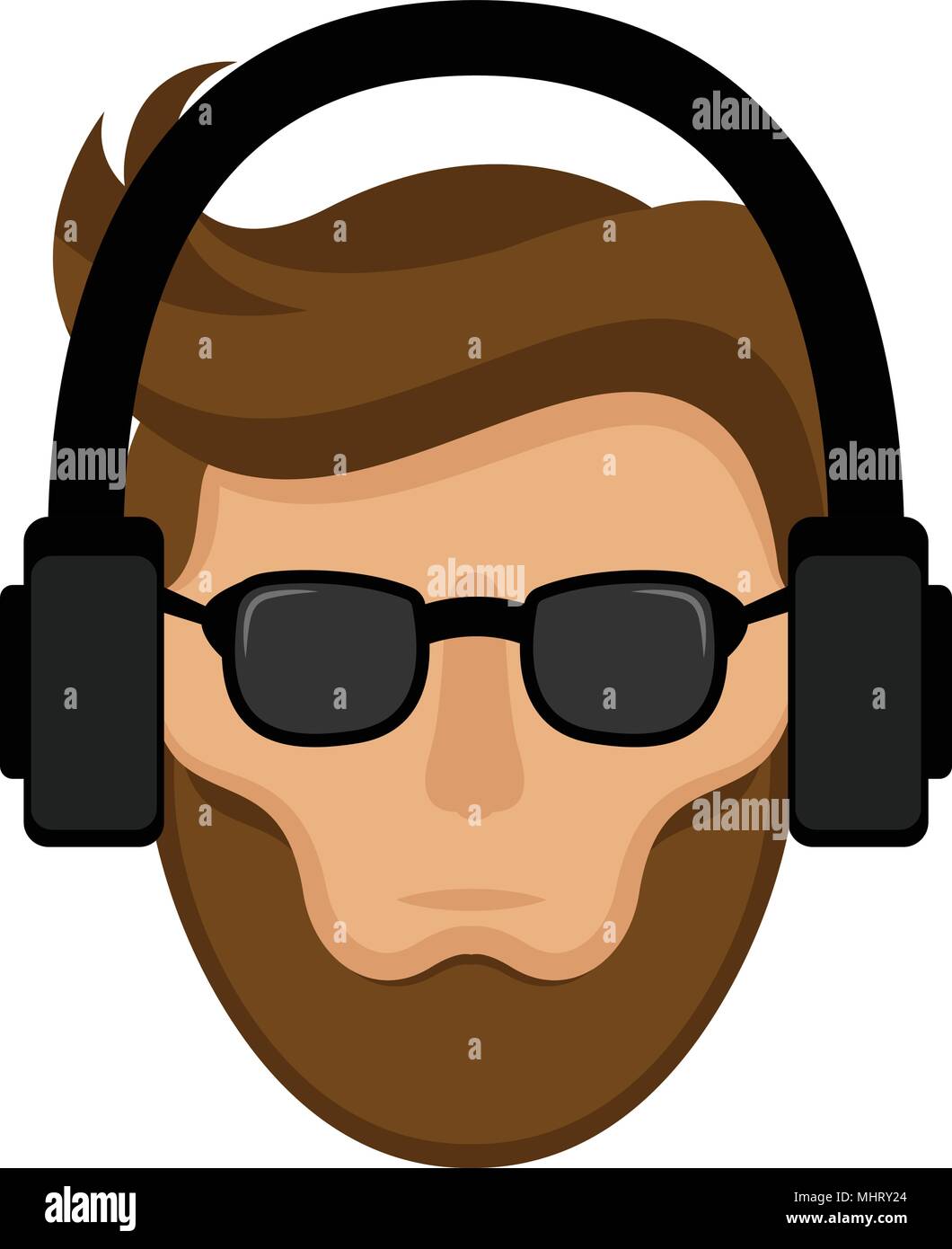 Hipster avatar icon Stock Vector Image & Art - Alamy
