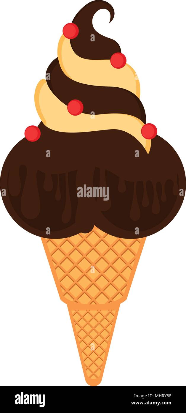 Isolated ice cream icon Stock Vector Image & Art - Alamy