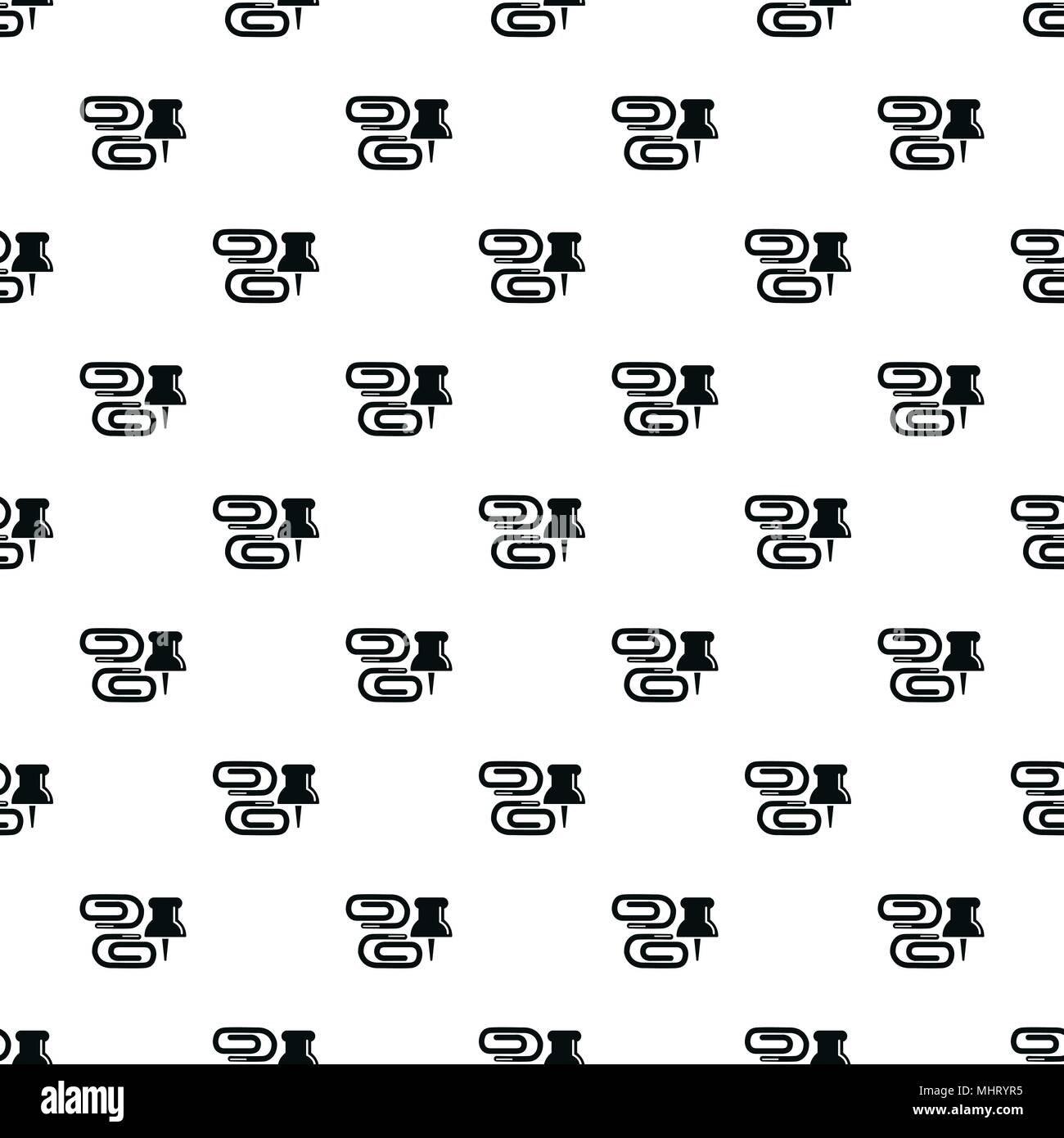 File Clip Pattern Paper clip pattern vector seamless Stock Vector Image & Art - Alamy