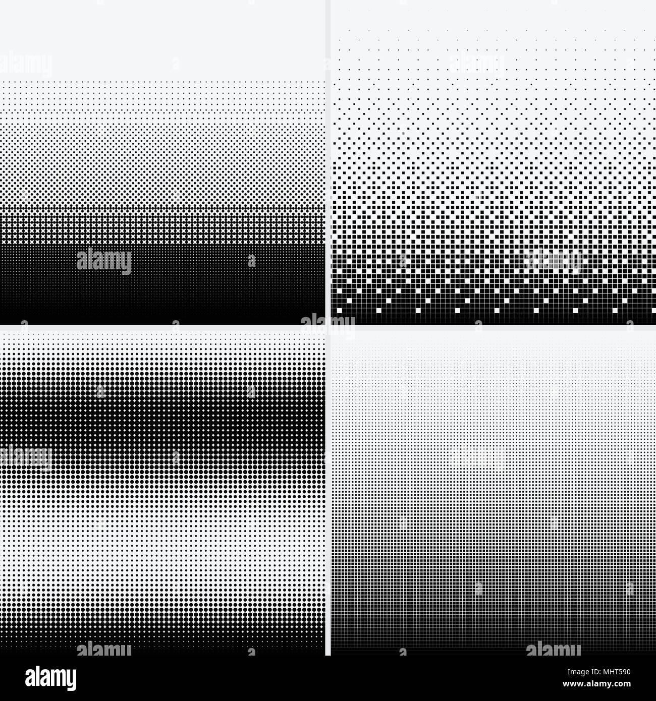 Halftone dots on white background Stock Vector