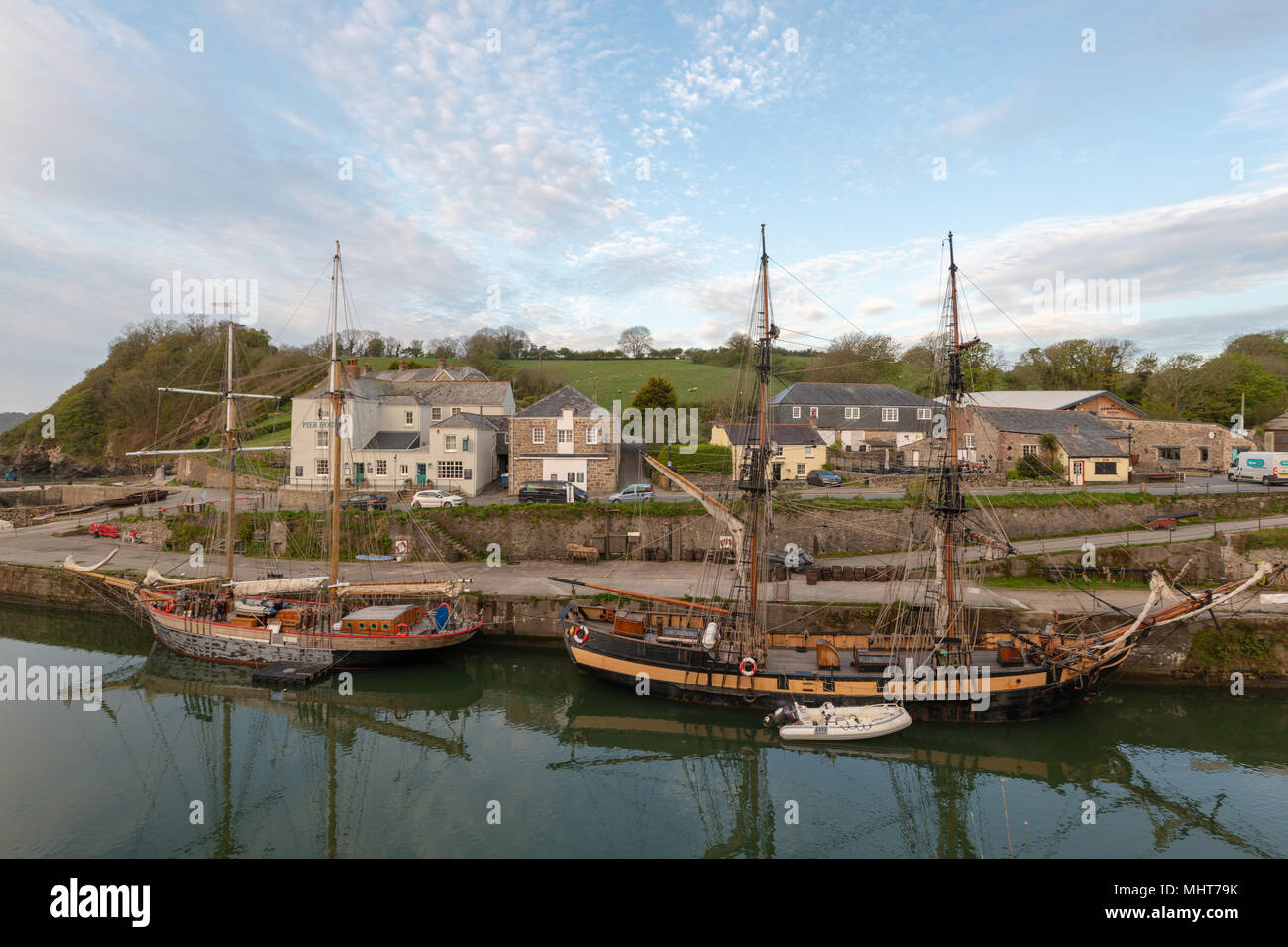 Charlestown, St Austell, Cornwall Stock Photo Alamy