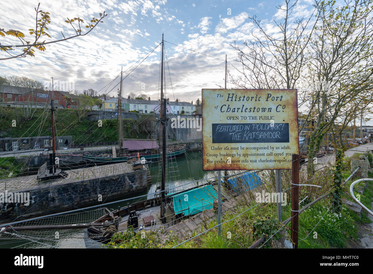Charlestown, St Austell, Cornwall Stock Photo Alamy