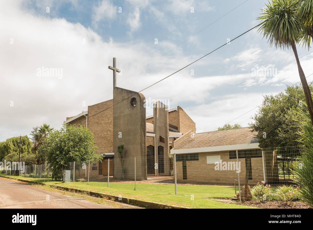BERGVILLE, SOUTH AFRICA - MARCH 18, 2018: The Dutch Reformed Church in Bergville in the Kwazulu-Natal Province Stock Photo
