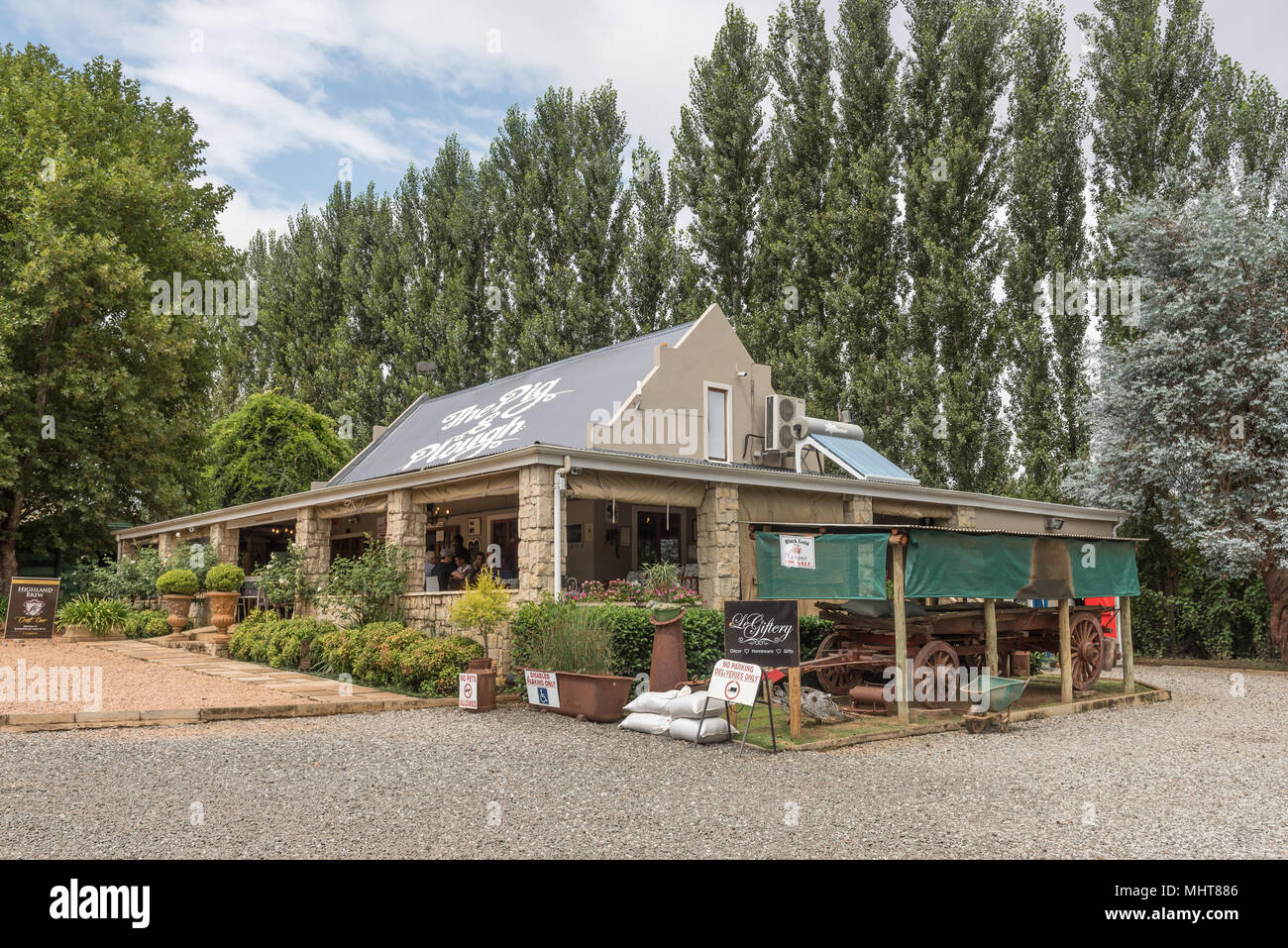 WINTERTON, SOUTH AFRICA MARCH 18, 2018 The Pig and Plough farm stall