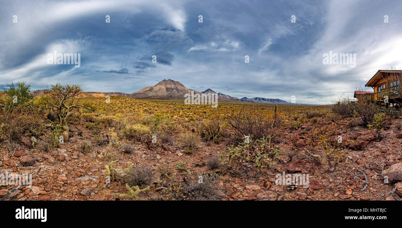 volcano Las Tres Virgenes Mexico Baja California Sur panorama Landscape
