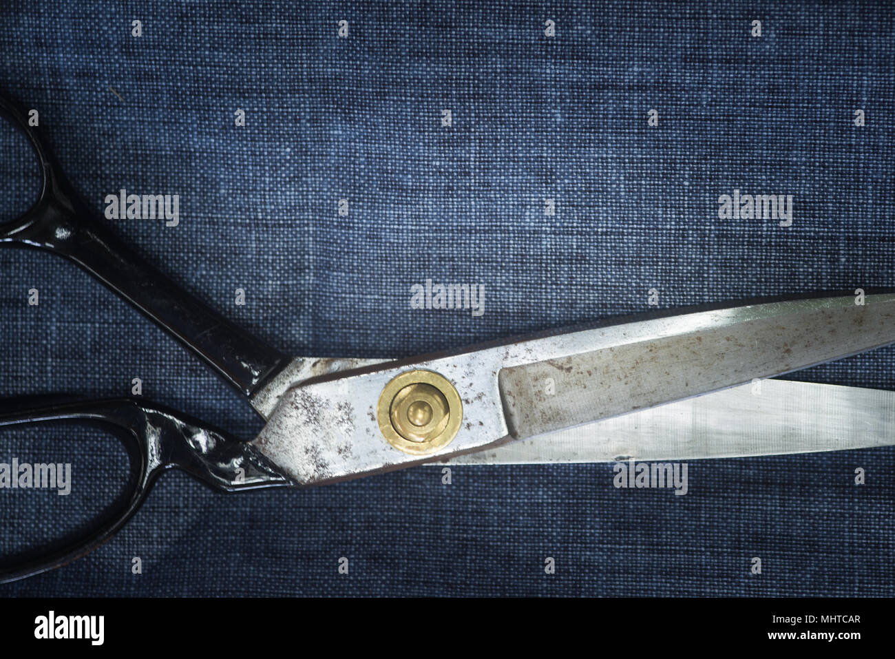Scissors. Large dressmaking or tailoring scissors Stock Photo Alamy