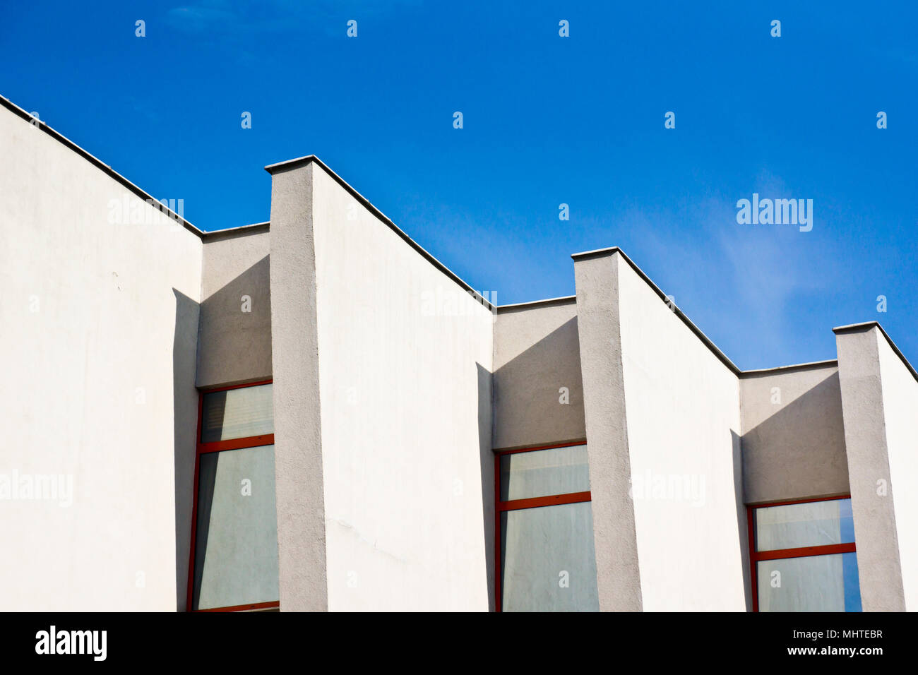 angular pattern of a building Stock Photo