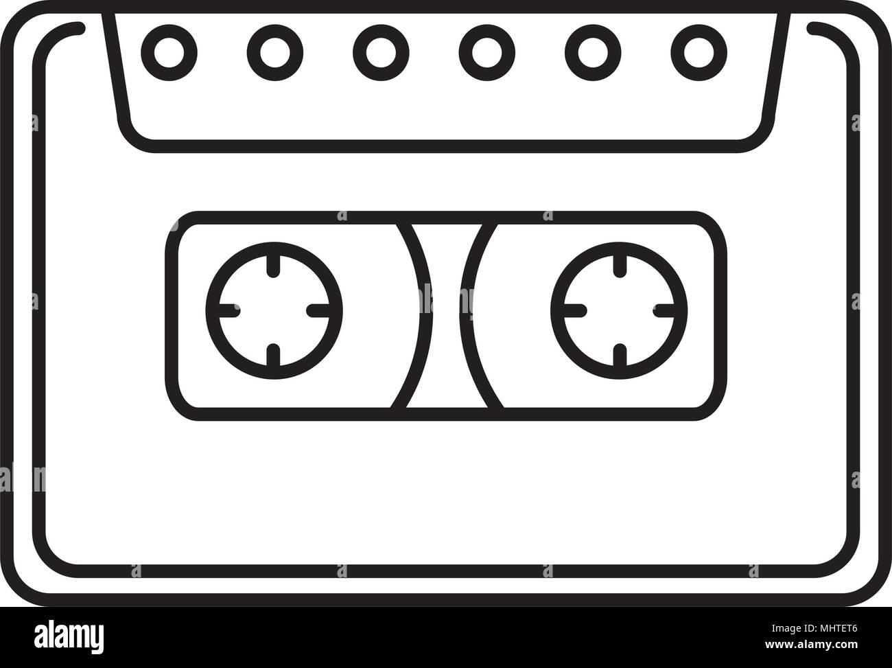 cassette retro music icon Stock Vector Image & Art - Alamy