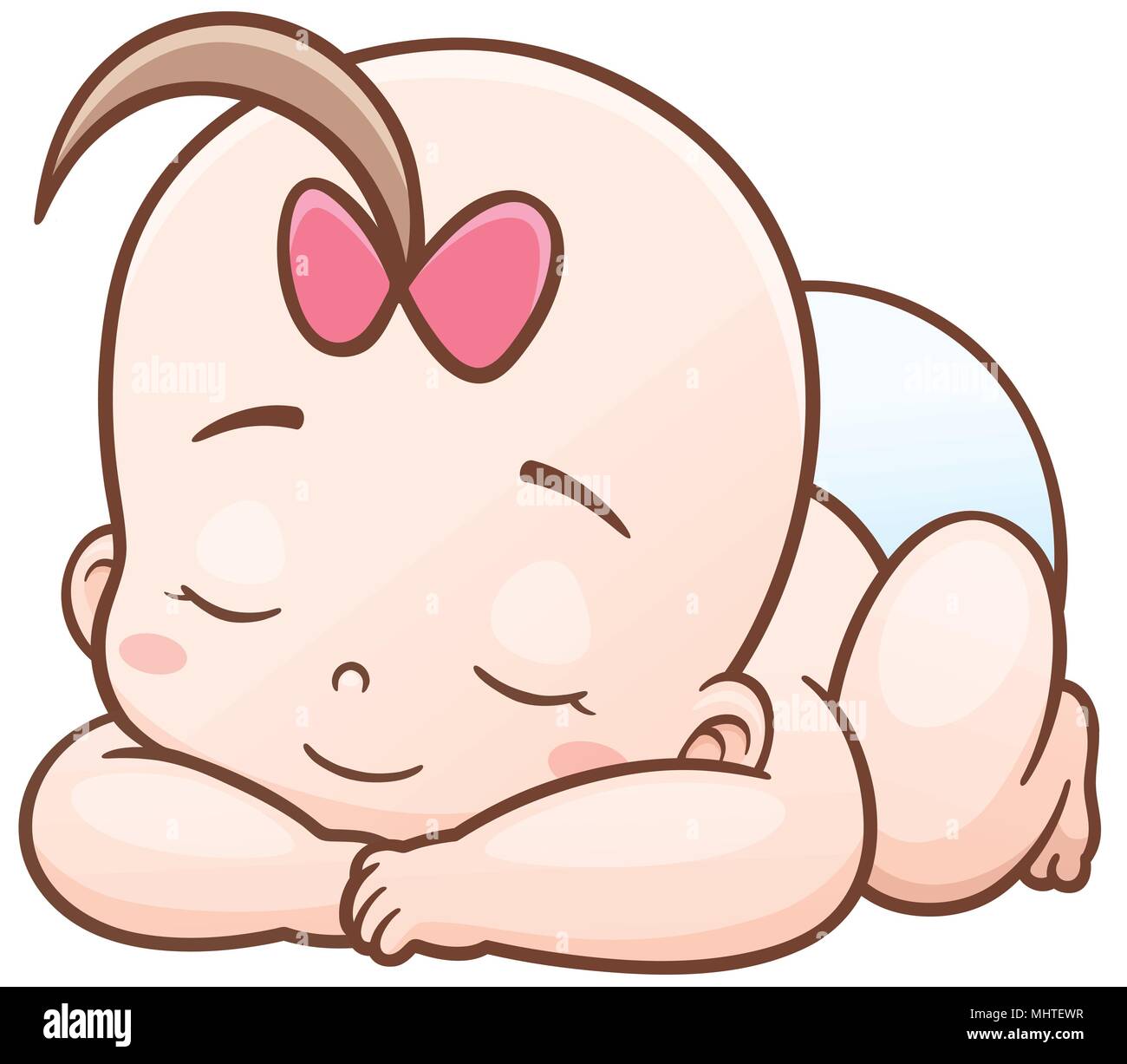 Cartoon baby hi-res stock photography and images - Alamy