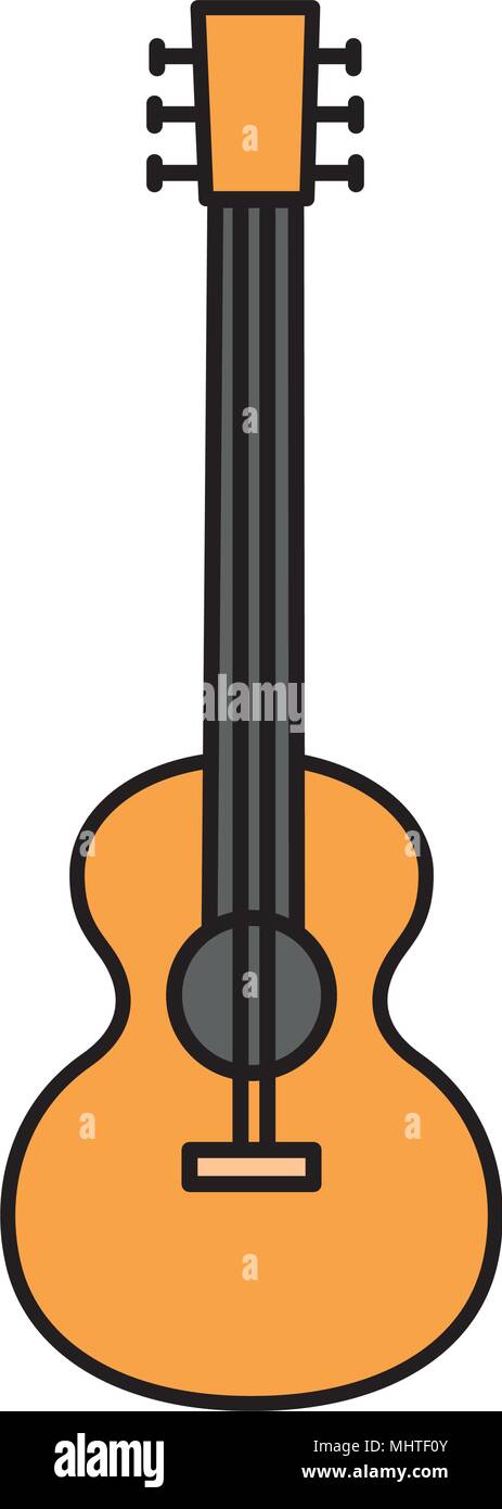 acoustic guitar musical instrument icon Stock Vector Image & Art - Alamy