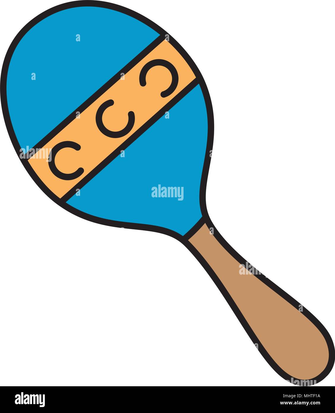 maracas musical instrument icon Stock Vector Image & Art - Alamy