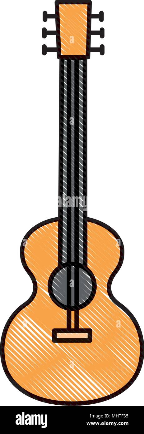 acoustic guitar musical instrument icon Stock Vector Image & Art - Alamy