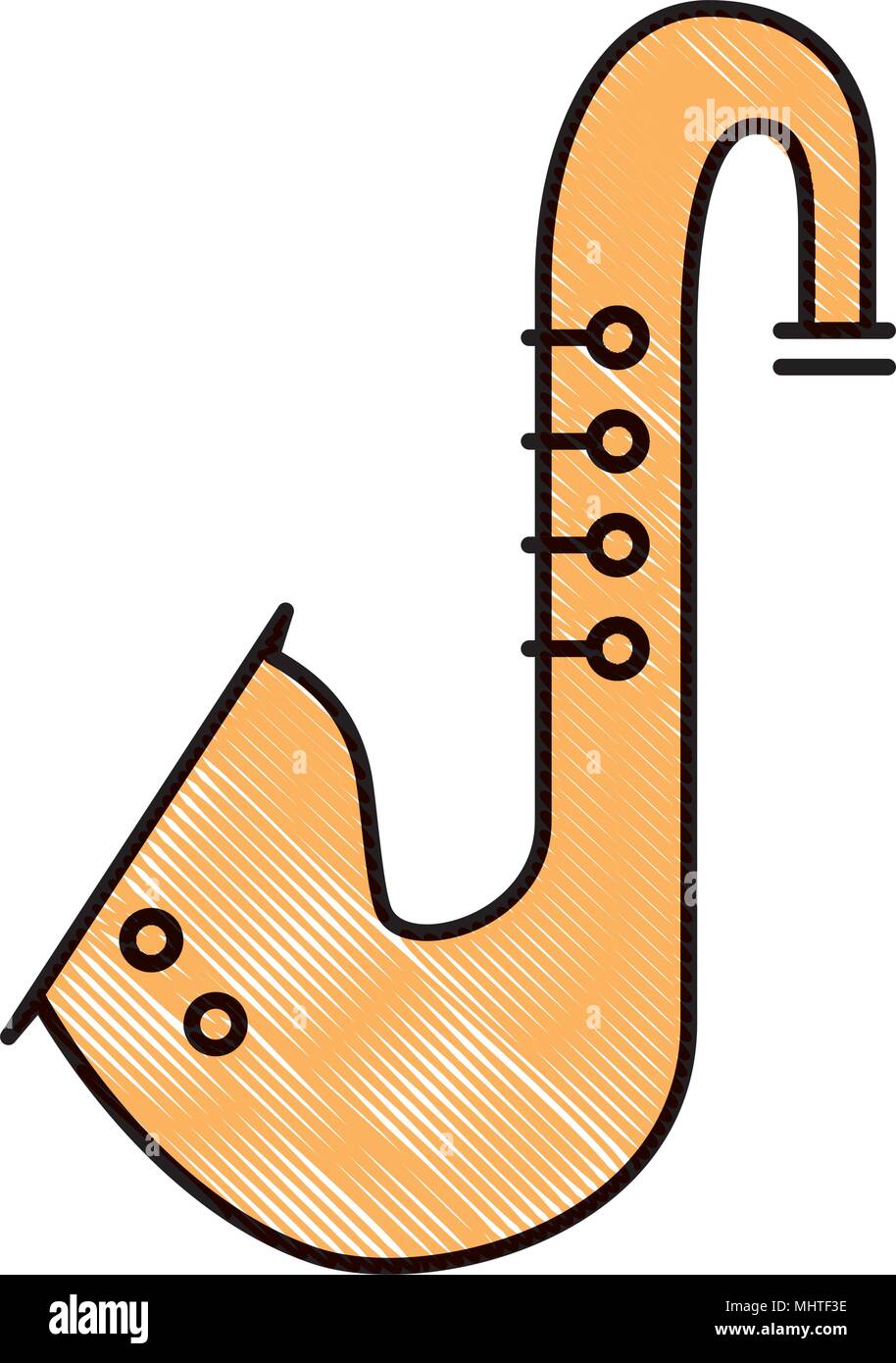 saxophone musical instrument icon Stock Vector Image & Art - Alamy