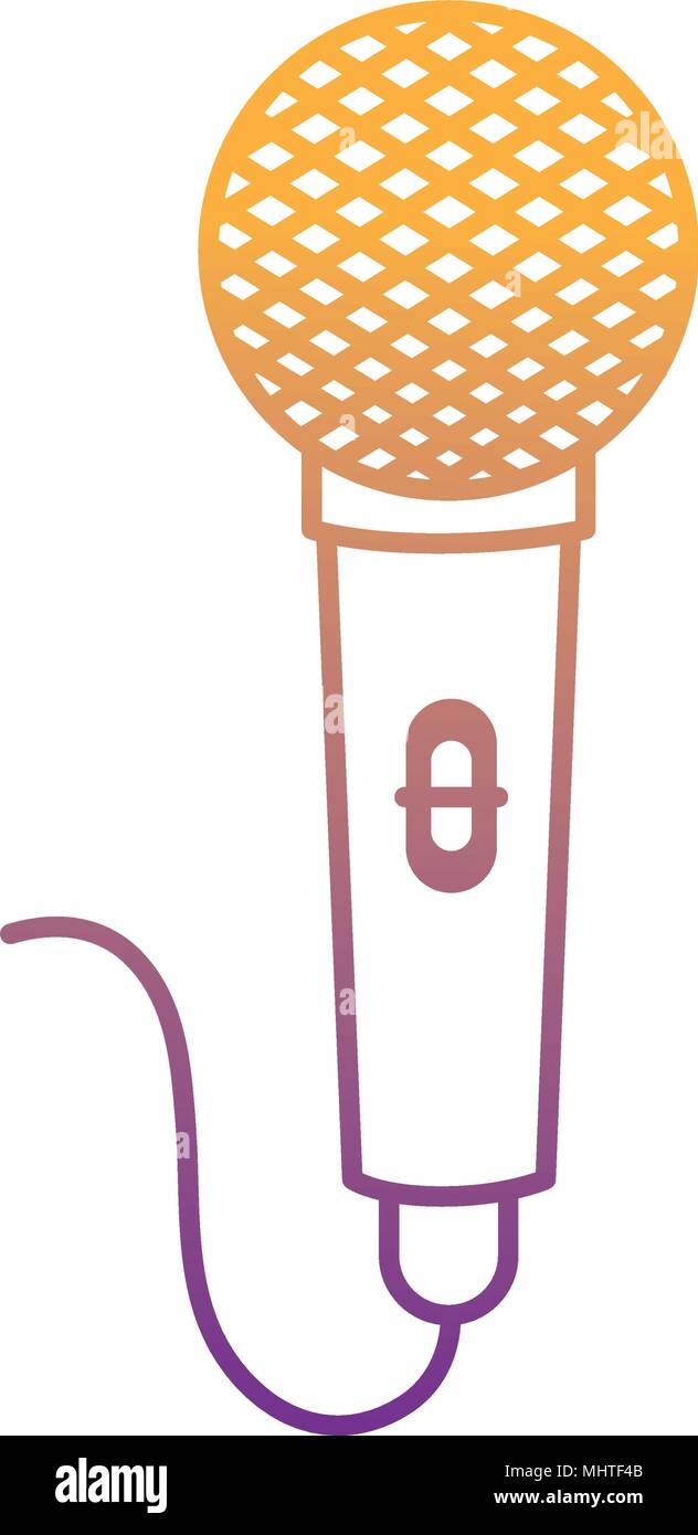 microphone sound isolated icon Stock Vector Image & Art - Alamy