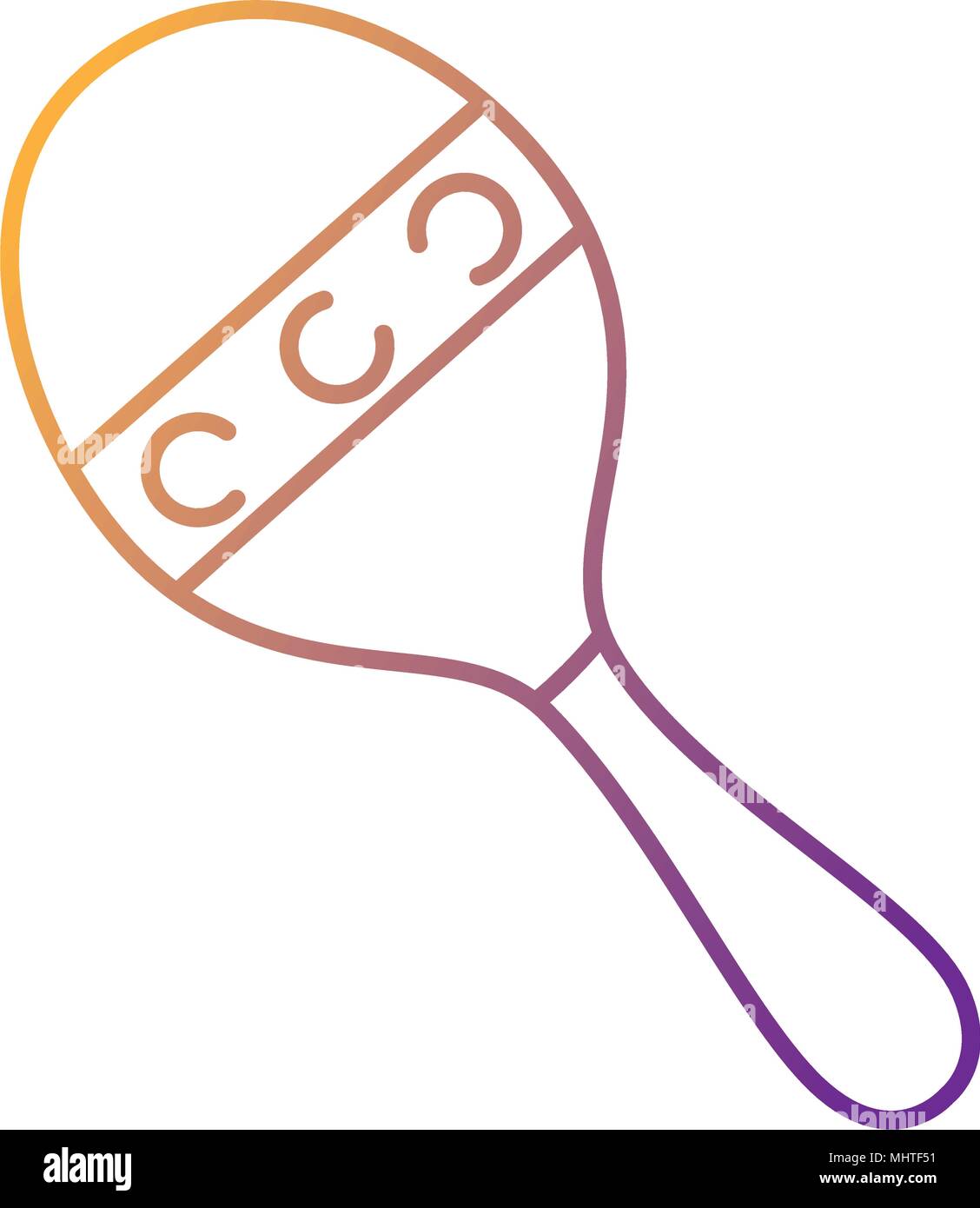 maracas musical instrument icon Stock Vector Image & Art - Alamy