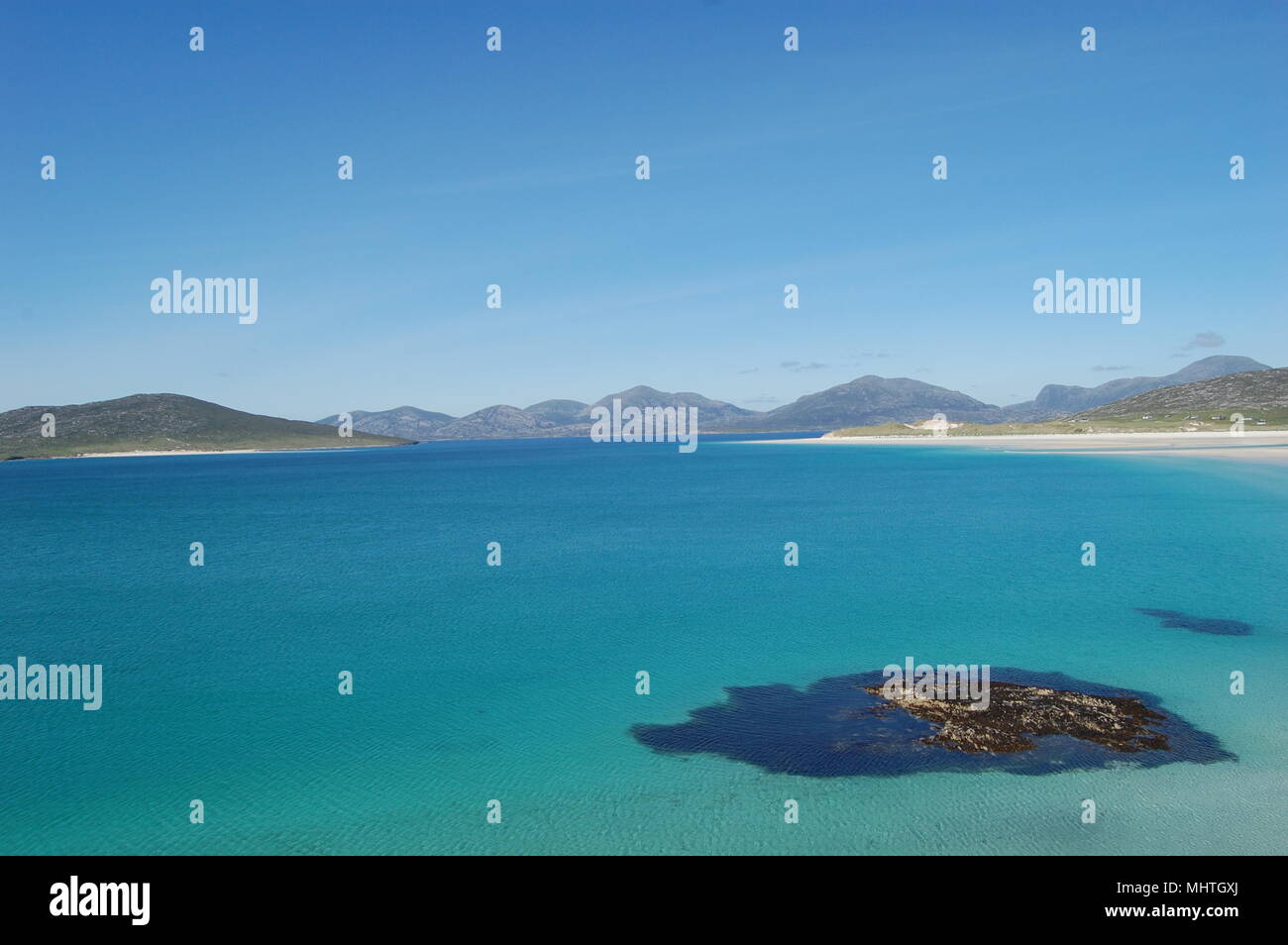 Luskentyre Beach, Isle of Harris, Outer Hebrides, Scotland Stock Photo