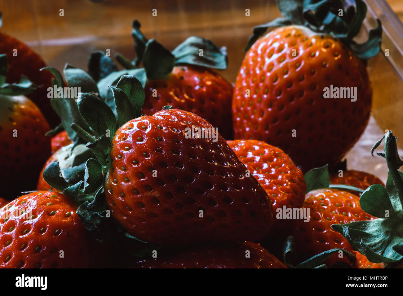 Fresh juicy strawberries Stock Photo - Alamy