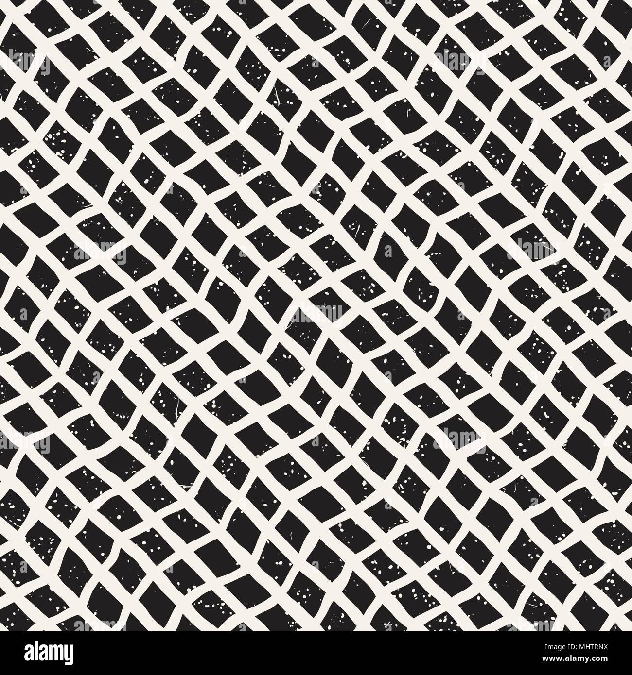 Simple ink geometric pattern. Monochrome black and white strokes ...