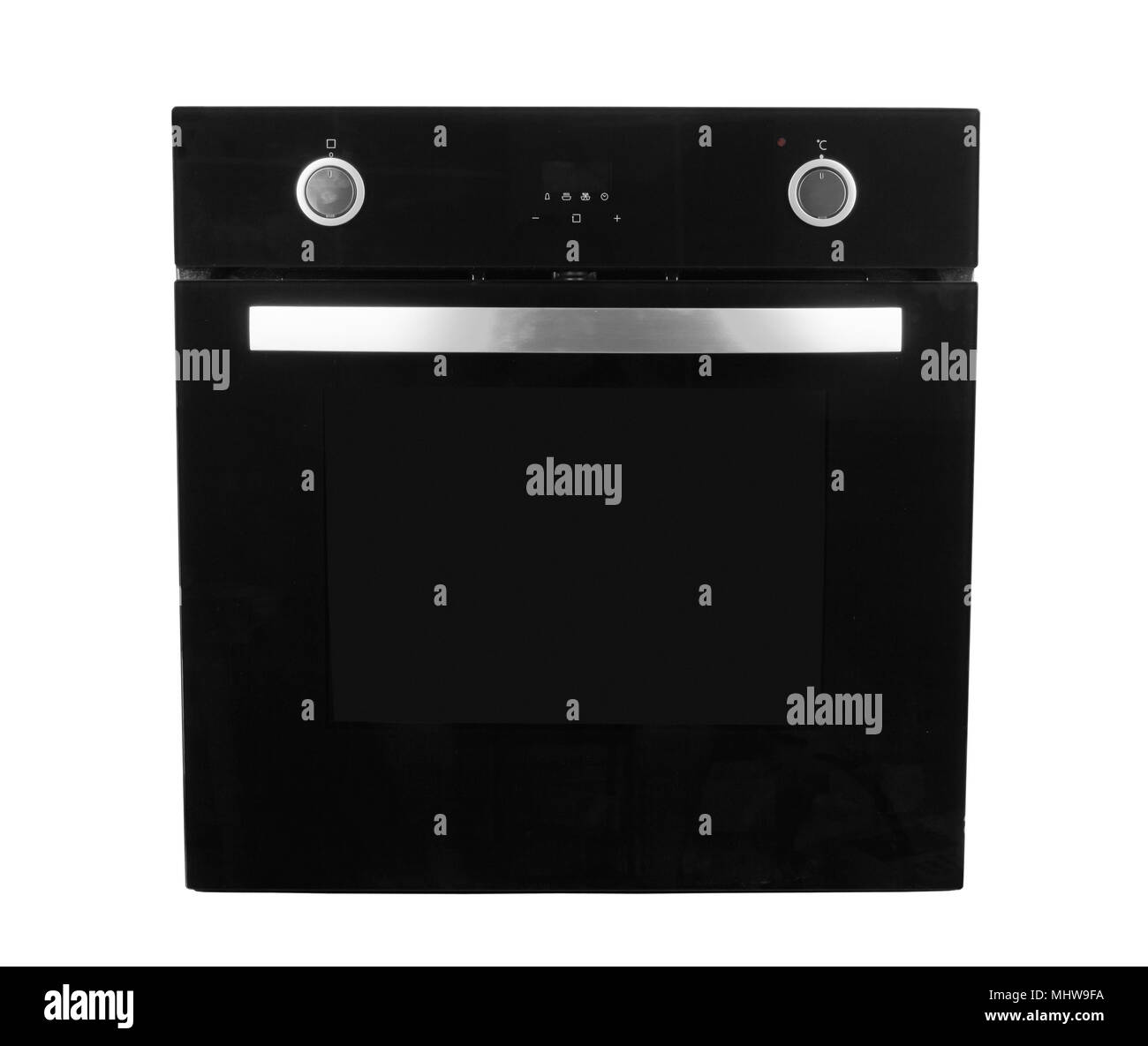 Inside of a stove oven isolated on white background Stock Photo Alamy