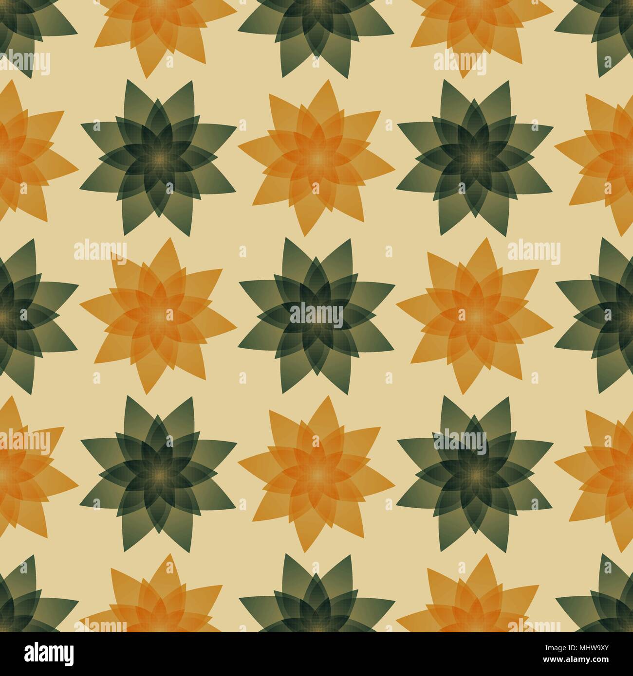 Autumn seamless pattern background Stock Vector