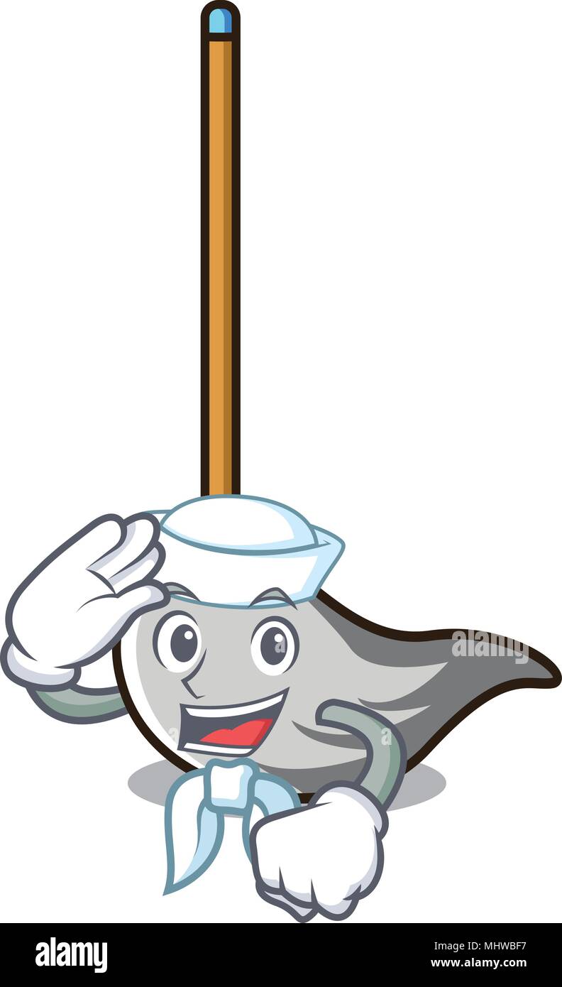 Sailor mop character cartoon style Stock Vector Image & Art Alamy
