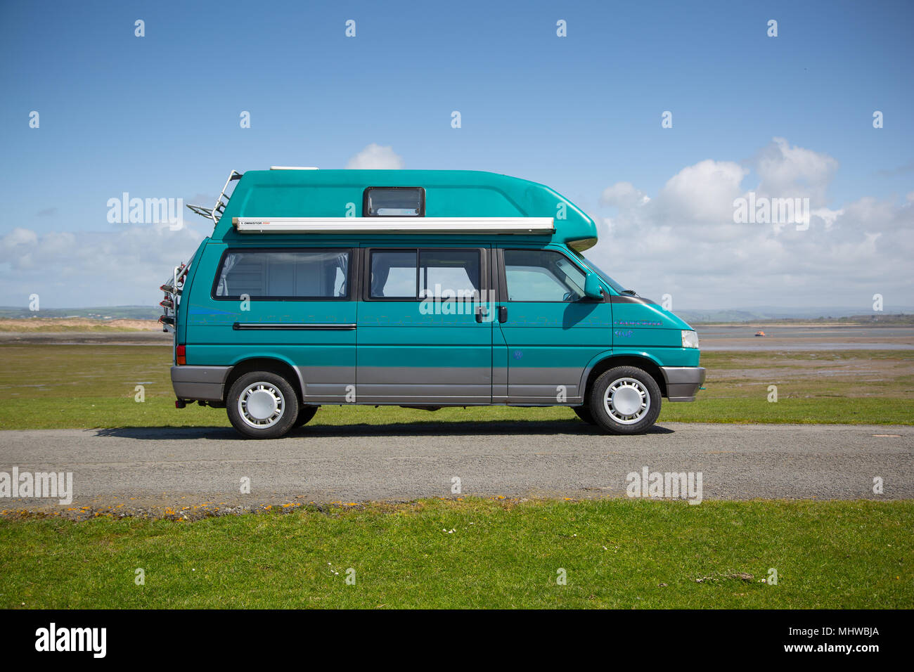 Volkswagon Transporter T$ Westfalia California Camper van Stock Photo -  Alamy