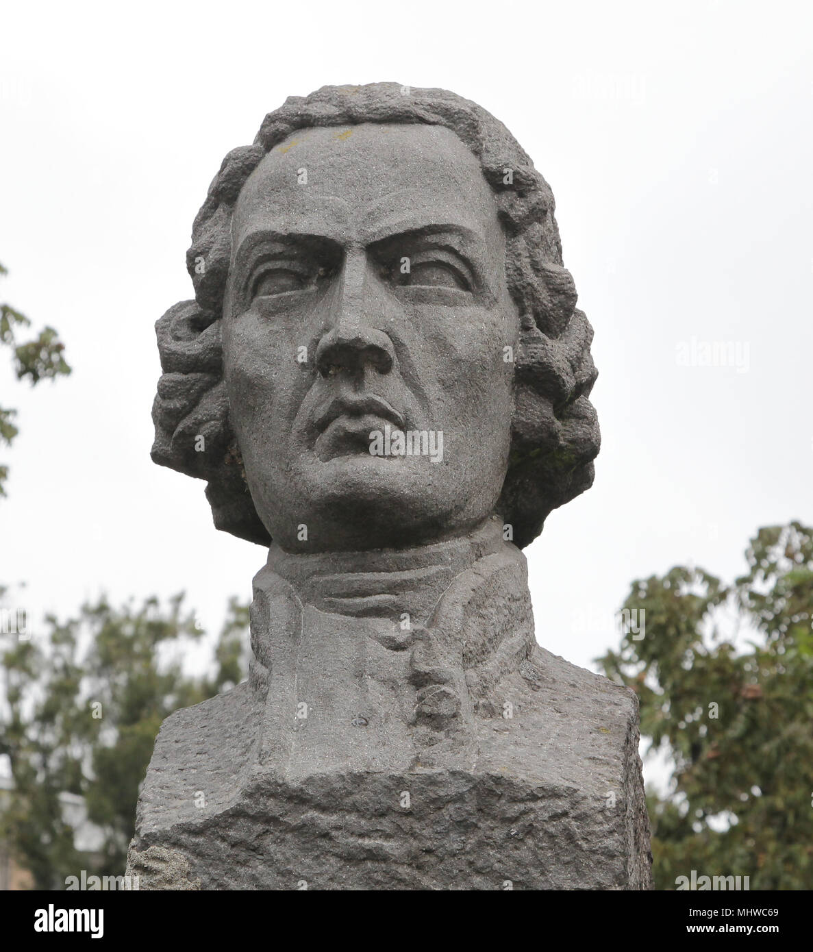 Pedro Vicente Maldonado y Flores in Parque Alameda Quito Ecuador Stock