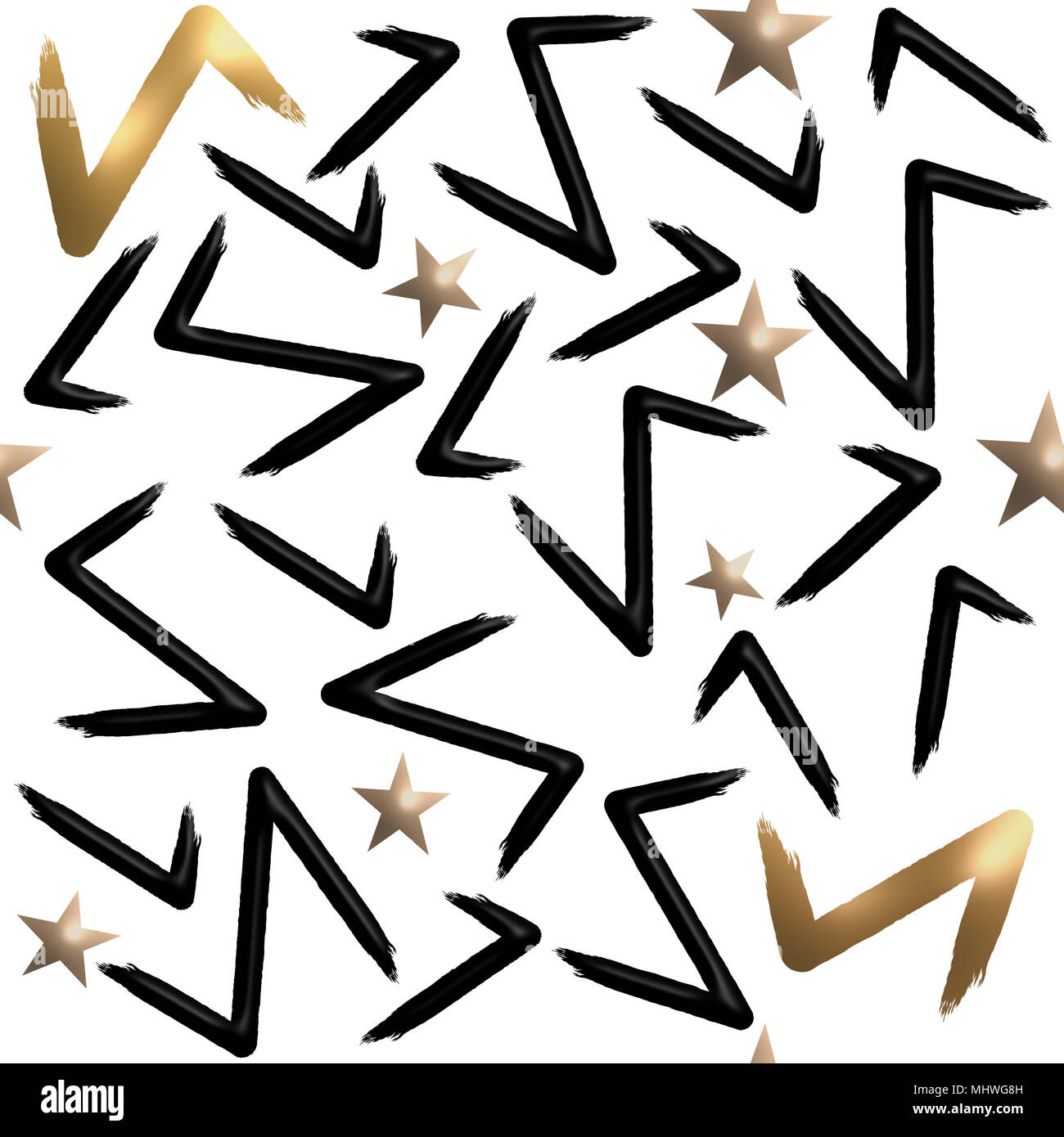 abstract geometric shapes and stars illustration backdrop Stock Photo ...