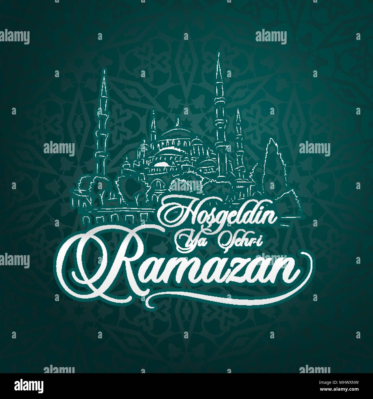 Joellfuner Ramadan Kareem Banner, Hoşgedin Ramazan Islam Banner