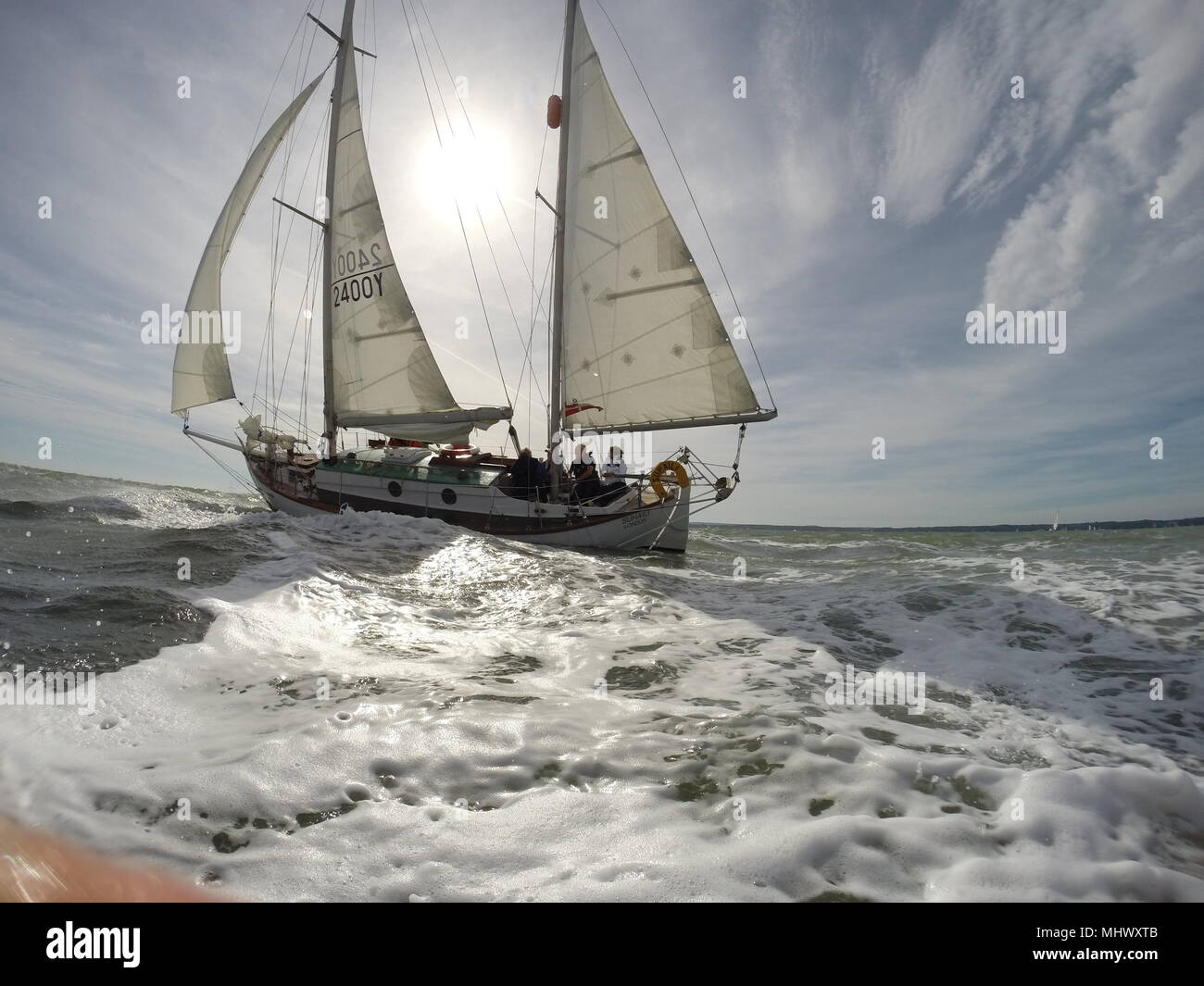 The yacht Suhaili on which Robin KnoxJohnston became the first man to