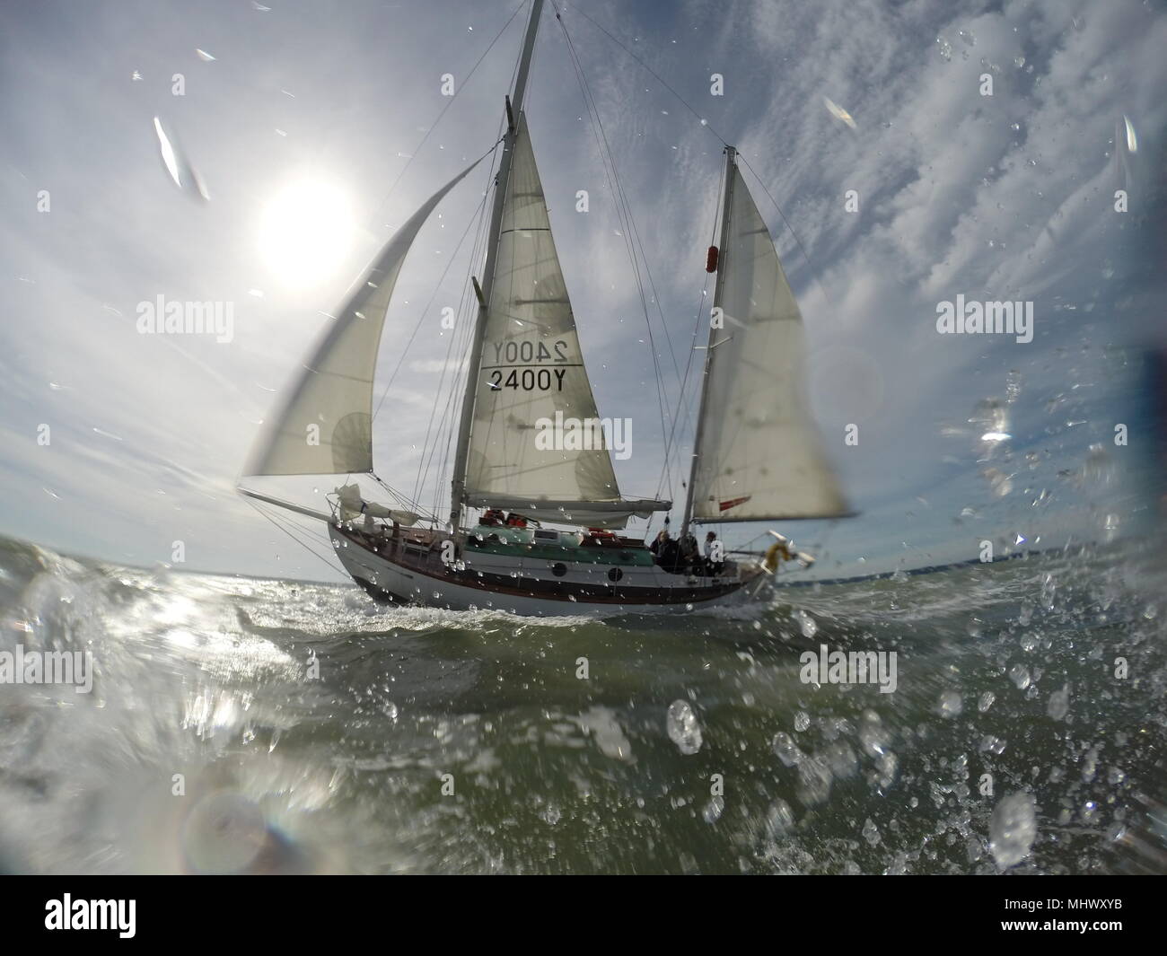 The yacht Suhaili on which Robin KnoxJohnston became the first man to