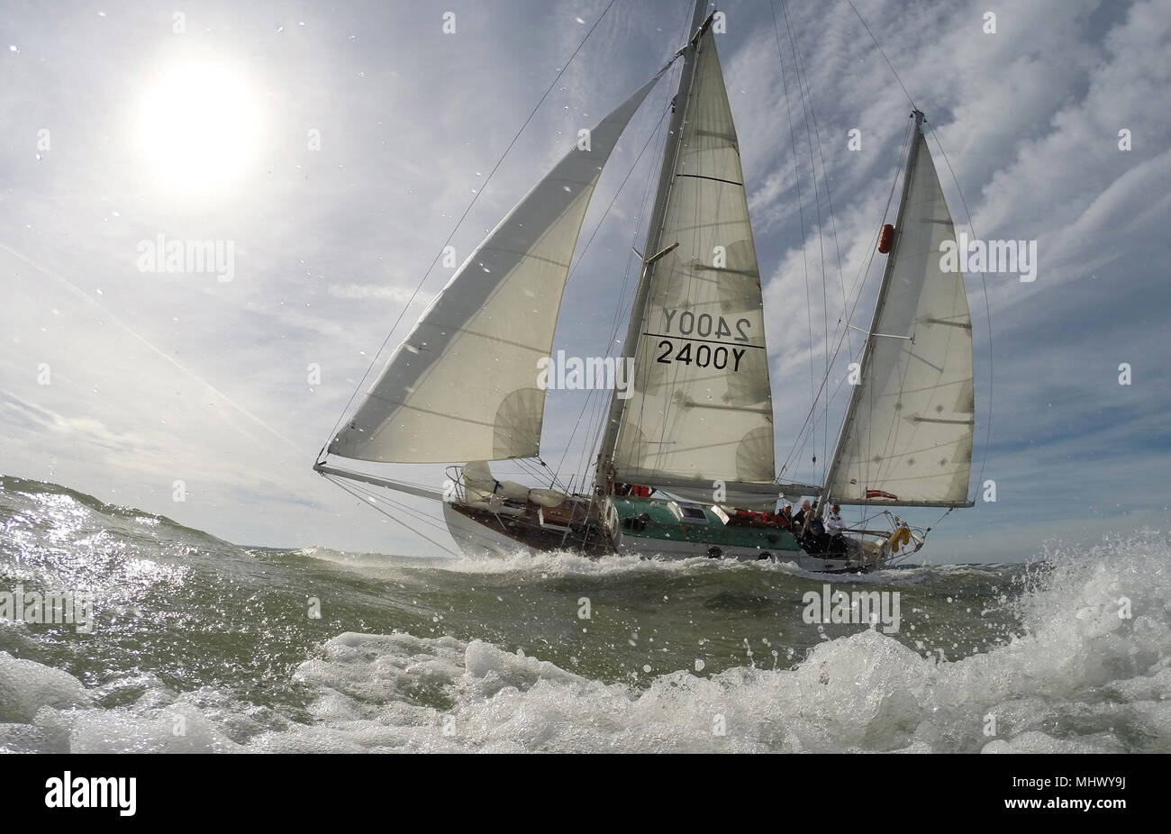 The yacht Suhaili on which Robin KnoxJohnston became the first man to