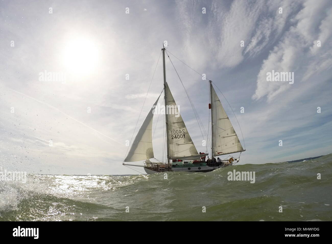 The yacht Suhaili on which Robin KnoxJohnston became the first man to