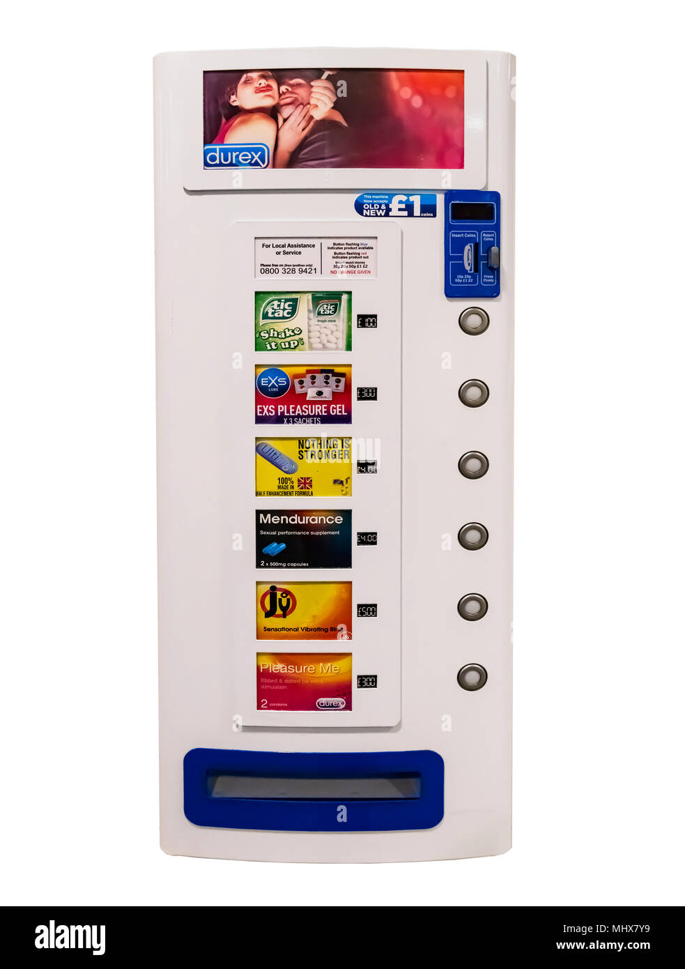 Durex machine hi-res stock photography and images - Alamy