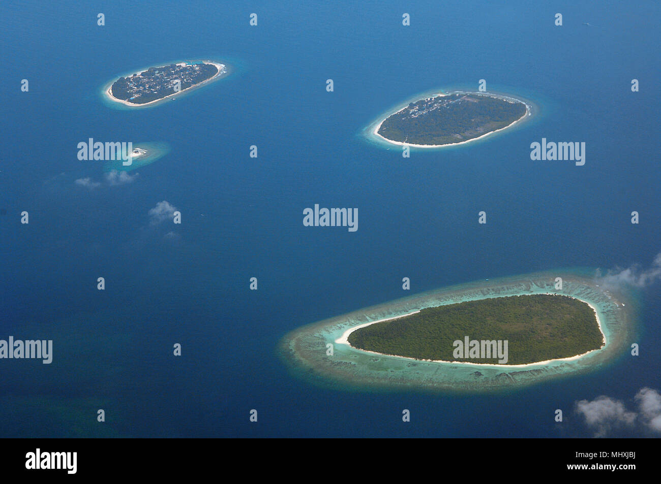 Maldive islands, atoll, Indian Ocean, Asia | Malediveninseln, Atoll, Indischer Ozean, Asien Stock Photo