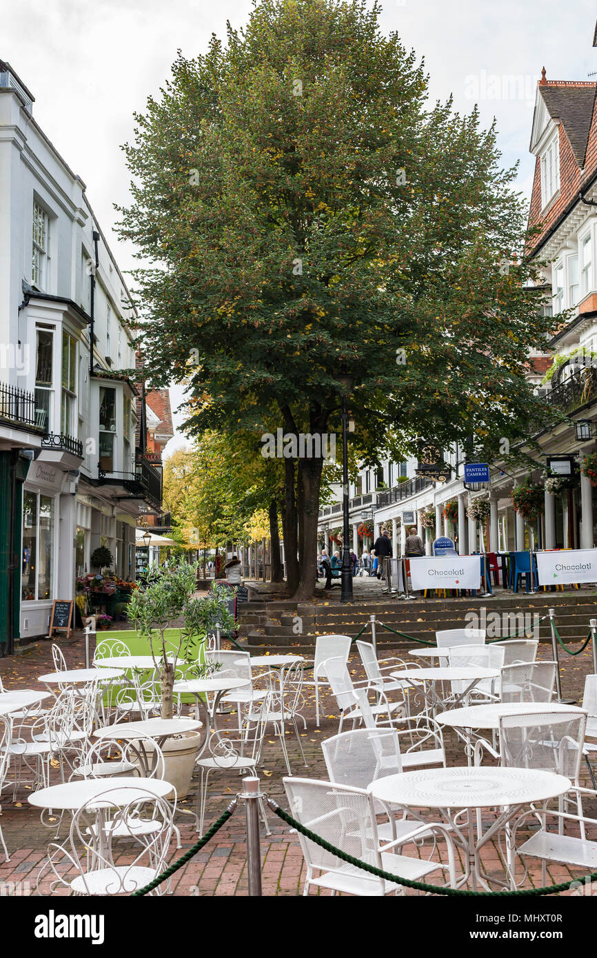 The Pantiles in Royal Tunbridge Wells was a major holiday destination