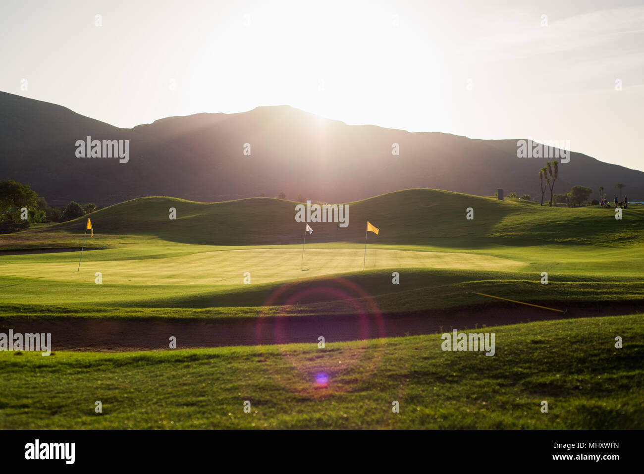 Golf course, Corralejo, Fuerteventura, Canary Islands Stock Photo Alamy