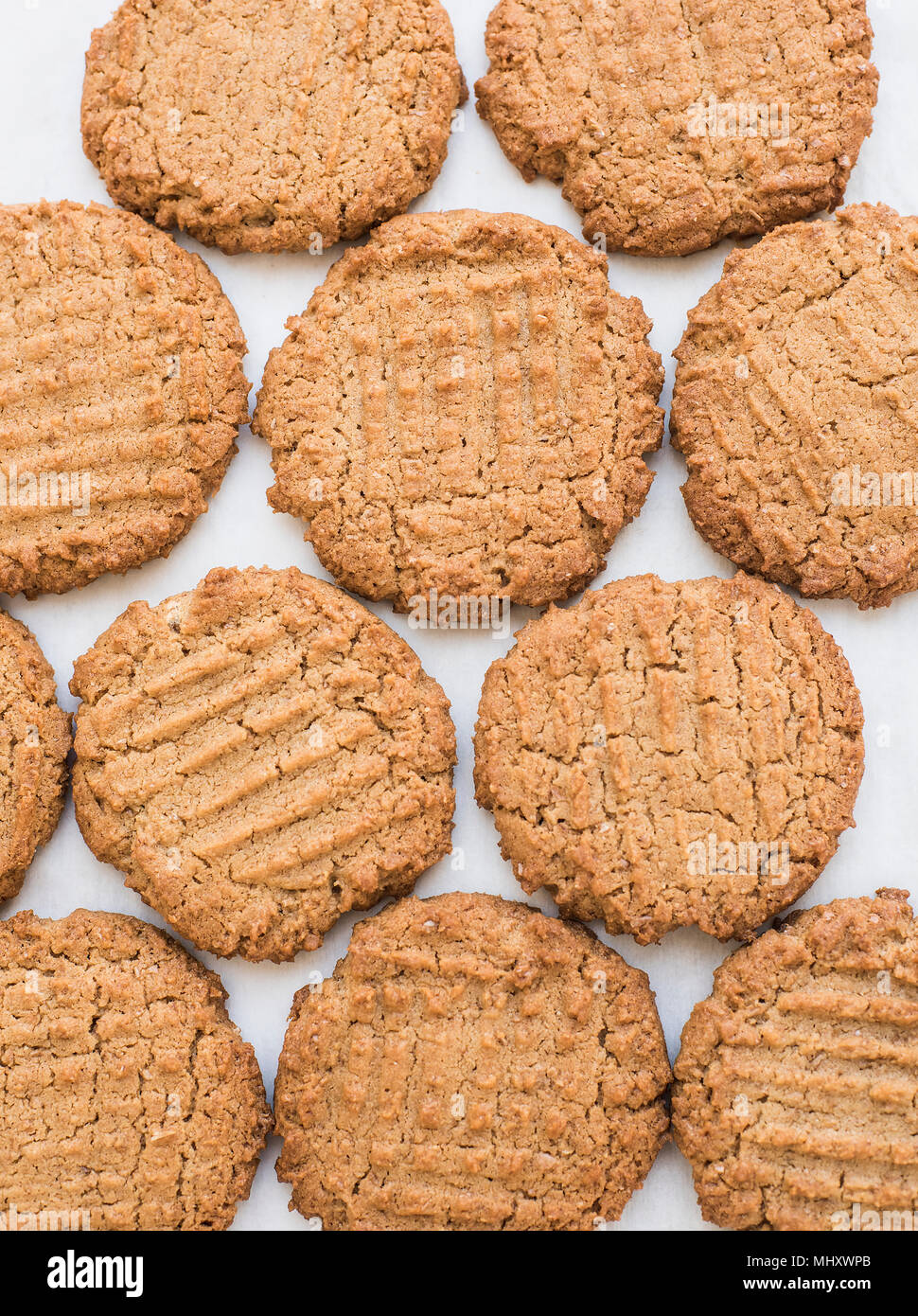 Peanut butter cookies Stock Photo