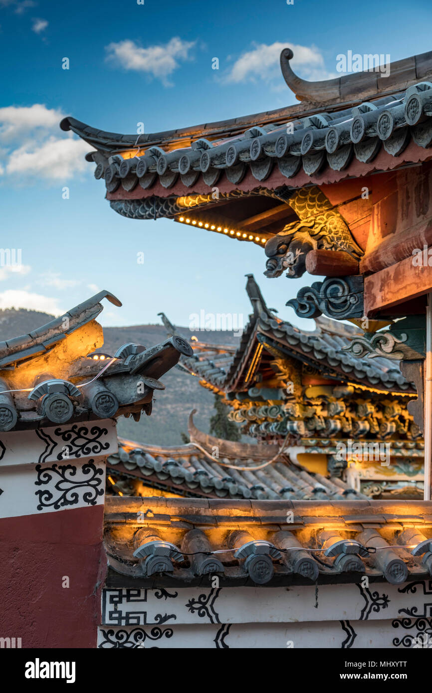 Ganden Sumtseling Monastery, Shangri-La County, Yunnan, China Stock Photo