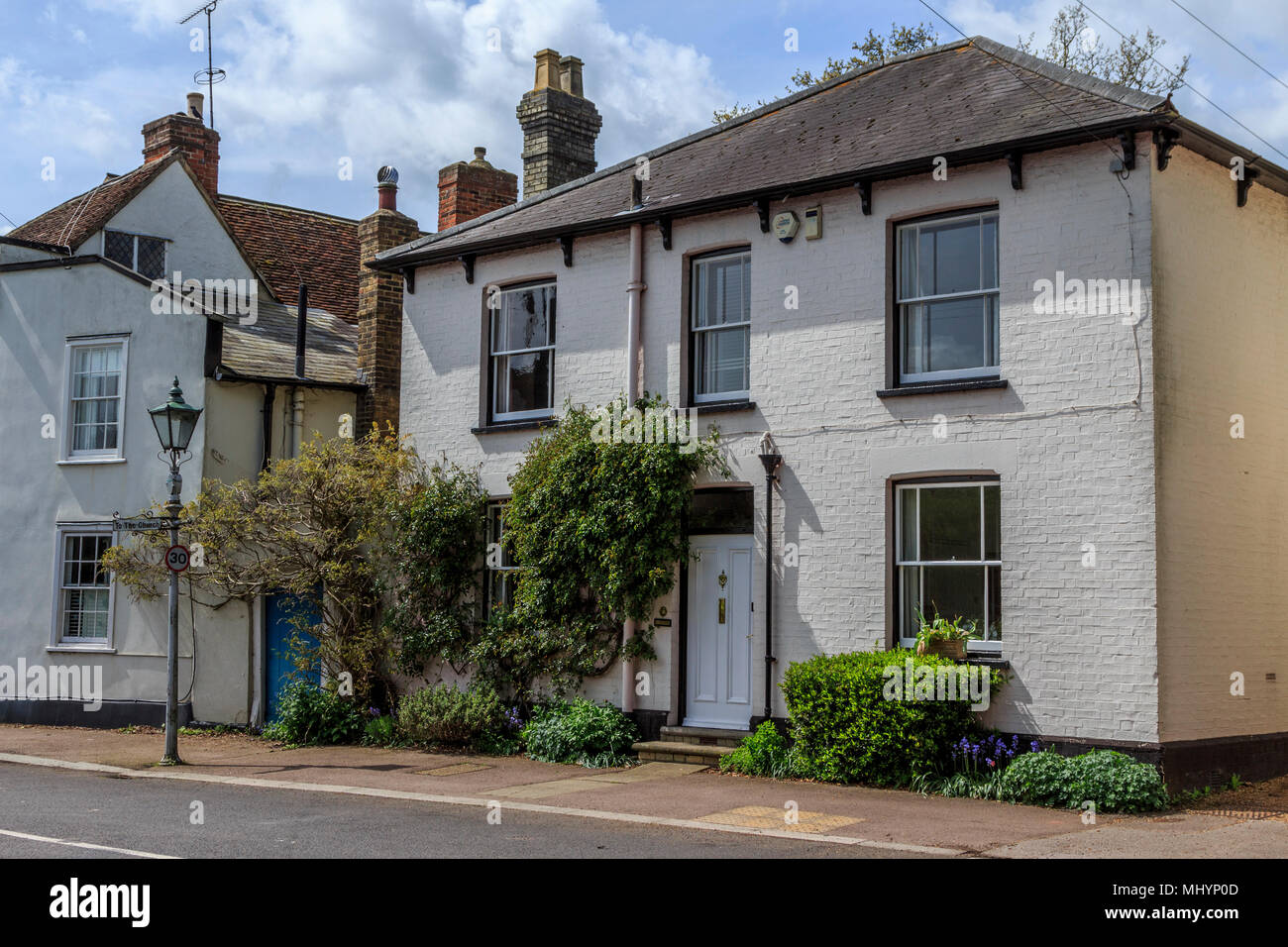 pretty and desirable village of much hadham high street hertfordshire