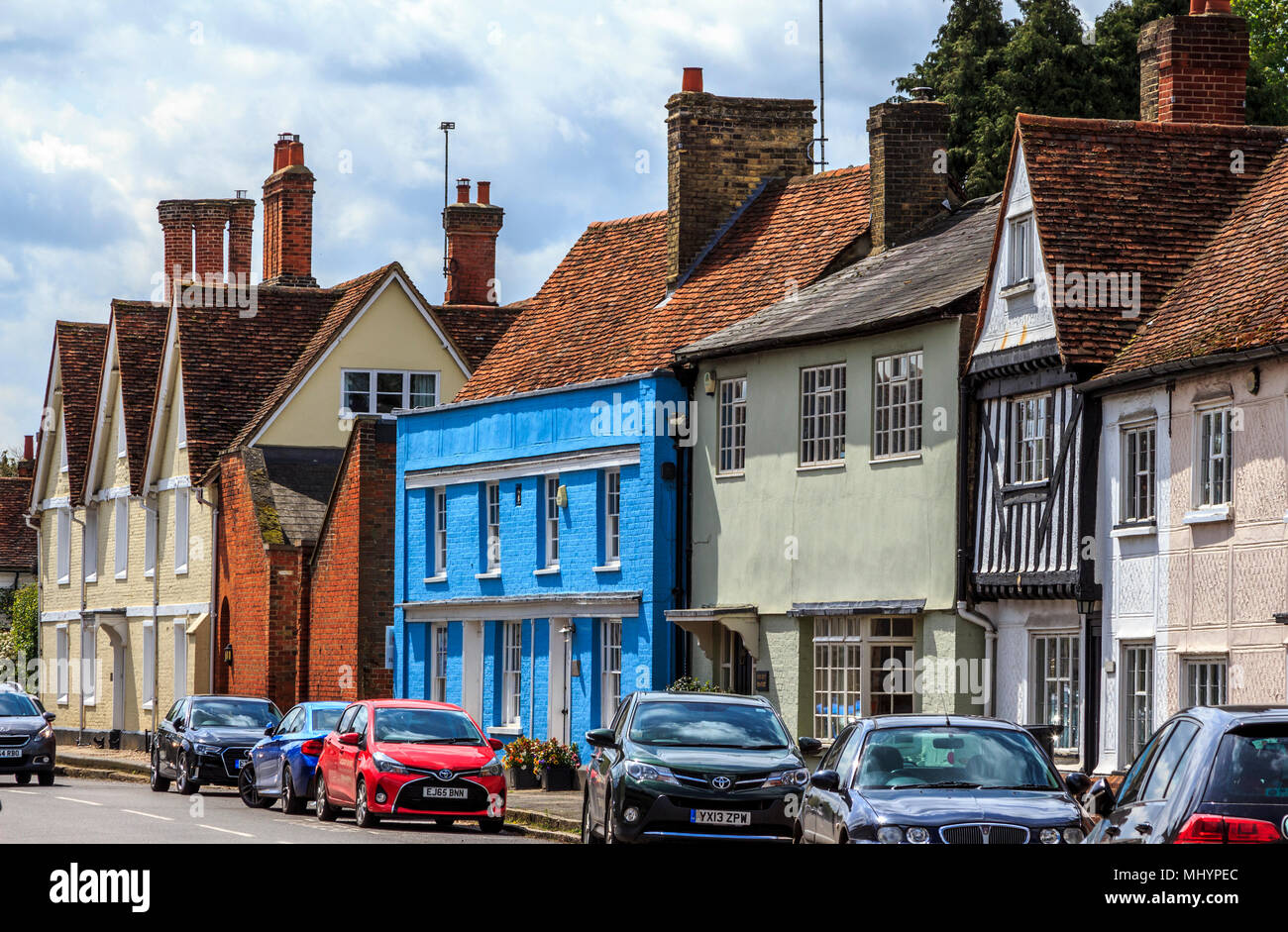 pretty and desirable village of much hadham high street hertfordshire