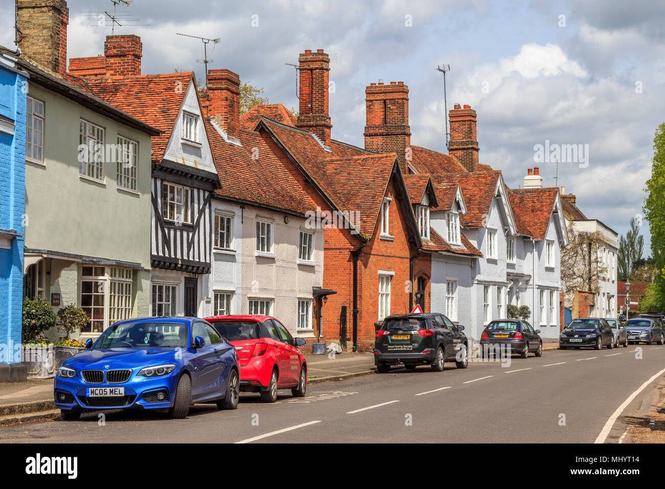 pretty and desirable village of much hadham high street hertfordshire